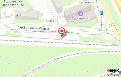 Ленинградская, железнодорожная станция на карте