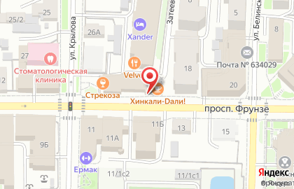 Винтаж на проспекте Фрунзе на карте