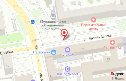 ООО БизнесПартнер на улице Антона Валека на карте