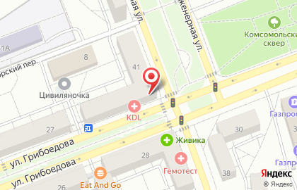 Служба заказа товаров аптечного ассортимента Аптека.ру на Инженерной улице, 41 на карте