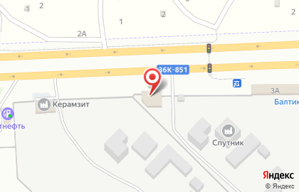 Кафе-бар Спутник в Красноглинском районе на карте
