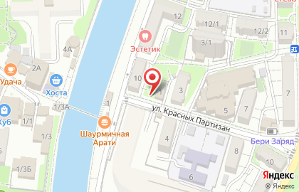 Магазин ивановского текстиля на улице Красных Партизан на карте