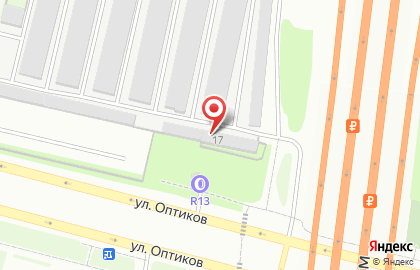 По # 5 Приморской Общественной Организации воа на Елагинском проспекте на карте