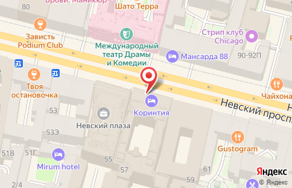 Corinthia St.Petersburg на карте