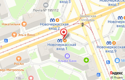 Банкомат Банк Санкт-Петербург на Заневском проспекте, 17 лит а на карте