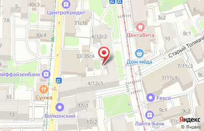 Совкомбанк на Новокузнецкой улице на карте