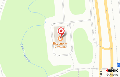 Ресторан быстрого обслуживания Макдоналдс на Кольском проспекте на карте