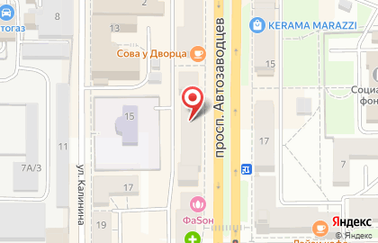 Ювелирный салон Карат на проспекте Автозаводцев на карте