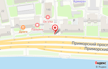 Бенджамин на Приморском проспекте на карте