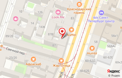 Компания Мини камера на ​Лиговском проспекте на карте