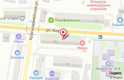 Общероссийская общественная организация Всероссийское добровольное пожарное общество в Благовещенске на карте