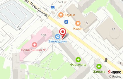 Мини-маркет Пив & Ко в Железнодорожном районе на карте