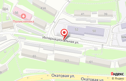 Русская парная на Интернациональной улице на карте