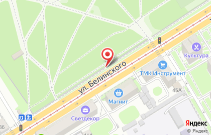 Стройсервис на улице Белинского на карте