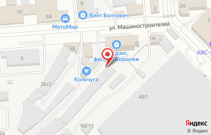Торговая компания Инталл-Трейд на улице Машиностроителей на карте