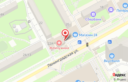 Медицинский центр Жемчужина Подолья на Ленинградской улице на карте