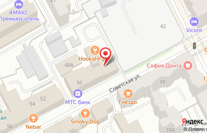 Сеть алкогольных магазинов Черный доктор на Советской улице на карте
