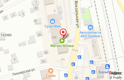 Супермаркет Магнит в Москве на карте