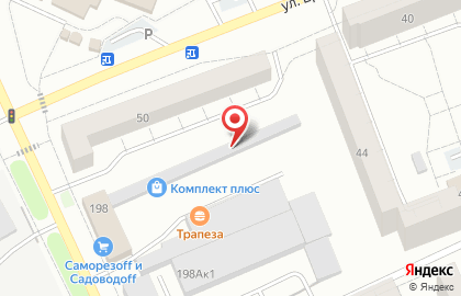 Склад-магазин пиломатериалов и мебели на карте