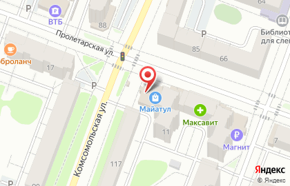 Магазин бытовой химии и косметики Миф на карте