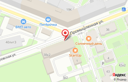 А Плюс Девелопмент на Промышленной улице на карте