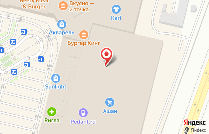 Пиццерия Sbarro на Университетском проспекте на карте