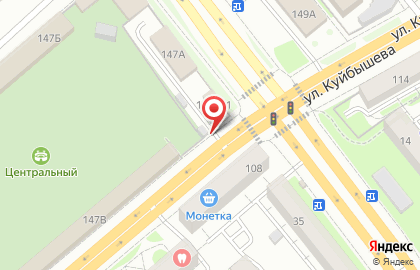 Шиномонтажная мастерская на улице Куйбышева на карте