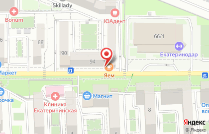 Кафе ЯЕМ на Восточно-Кругликовской улице на карте