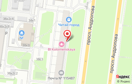 Дом обоев Demmoksi на метро Коломенская на карте