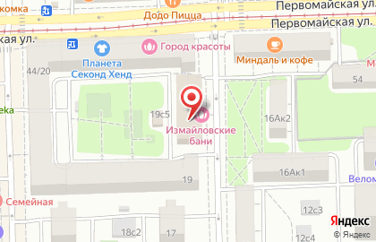 VIP Сауна в Москве на карте