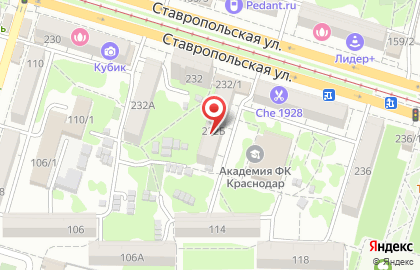 Басте на Ставропольской улице на карте