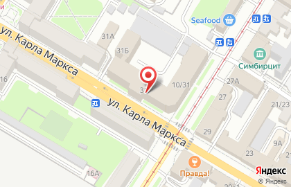 Управление МВД России по Ульяновской области на карте