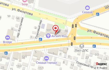Спортивный магазин АльпИндустрия в Центральном районе на карте