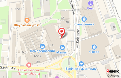 Домодедовский Рынок на карте