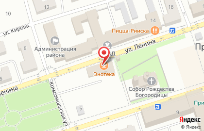 Охрана на улице Ленина на карте