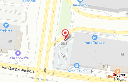 Автостоянка в Тольятти на карте