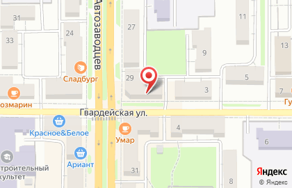 Магазин спортивной одежды Стайер на проспекте Автозаводцев на карте
