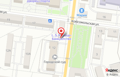 Коллегия адвокатов Защита в Октябрьском на карте