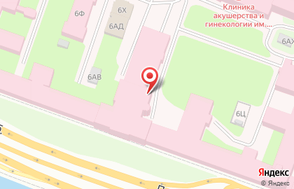 Клиника рентгенологии и радиологии Военно-медицинская академия им. С.М. Кирова на улице Академика Лебедева на карте