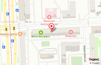 Парикмахерская Мишель в Калининском районе на карте