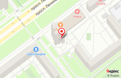 Аптека на проспекте Ленинского Комсомола на карте