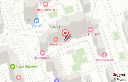Салон красоты Шоколад на улице Главмосстроя на карте