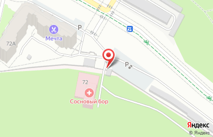 Автостоянка в переулке Отпускников, 2а на карте