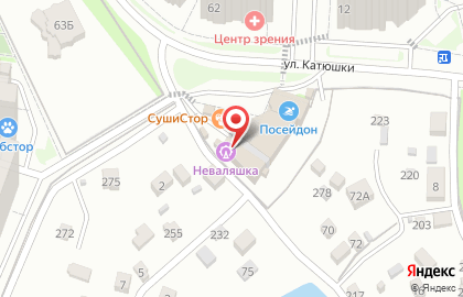 Центр выдачи и приема посылок Почта России на улице Катюшки на карте