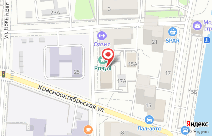 Студия перманентного макияжа в Московском районе на карте