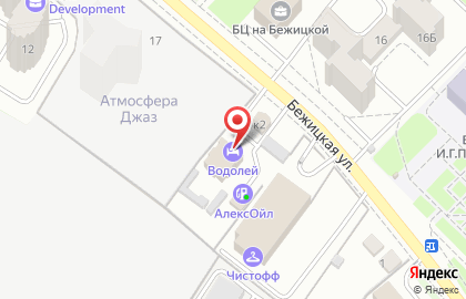 Отель Водолей в Советском районе на карте
