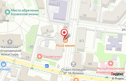 Бистро Pizza Мания на Большой Красной улице на карте