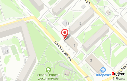 Магазин у дома Бристоль в Заводском районе на карте