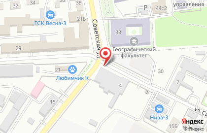 Компания по продаже запчастей для грузовых автомобилей на улице Сибирцева на карте