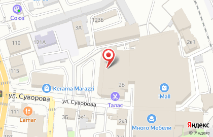 Валери на улице Суворова на карте